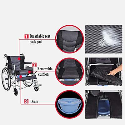 Wheelchairs for Adults, Wheelchairs Wheelchair Folding Removable  Comfortable Breathable Seat Cushion Armrest Cart with Toilet Suitable for  The Elderly and Disabled - Yahoo Shopping