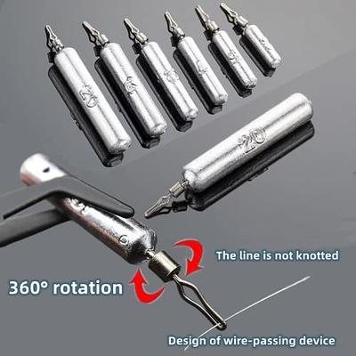 DAMIDEL 62Pcs/Box Lead Drop Shot Weights Kit (3/4oz, 1/2oz,1/4oz.3