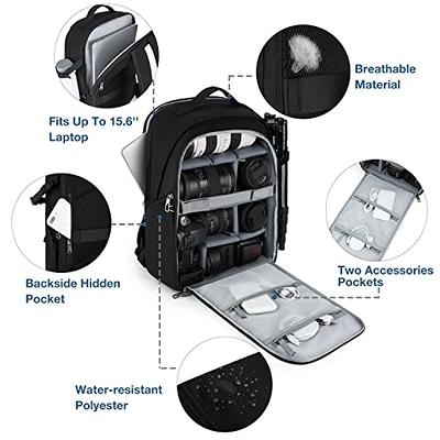 Buy BAGSMART Camera Backpack, DSLR SLR Camera Bags & Cases Fits up