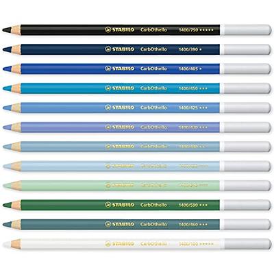 STABILO Chalk-Pastel Pencil CarbOthello - Pack of 12 - Ocean Tones - Yahoo  Shopping