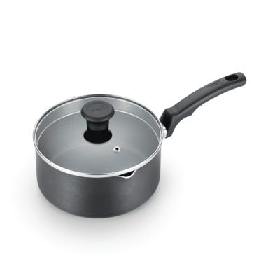 Farberware Reliance 2qt Aluminum Nonstick Covered Saucepan - Black