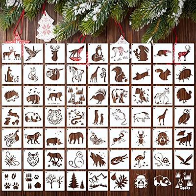 60 Pieces Flower Animal Stencils for Painting Reusable Deer Bear Stencil  Butterfly Bird Bee Mountain DIY Craft Template Paint Stencils for Painting  on Wood Wall Home Decor - Yahoo Shopping