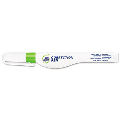 BIC WOSQP11 Wite-Out Shake 'n Squeeze Correction Pen, 8 ml, White
