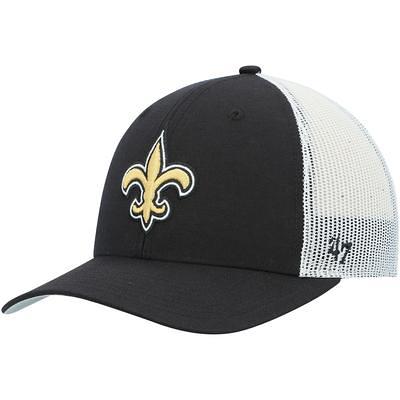 Youth New Era Black New Orleans Saints 2021 NFL Sideline Tech Cuffed Knit Hat