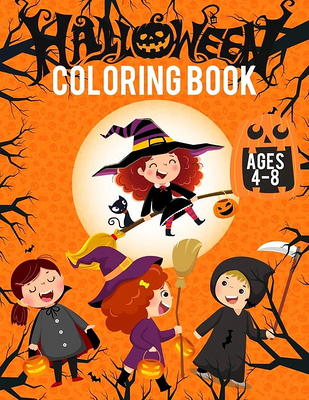 Halloween Coloring Book For Kids Ages 4-8: Halloween Coloring Books For  Kids Ages 4-8, Halloween Coloring Books For Kid, Kids Halloween Books  (Paperback)