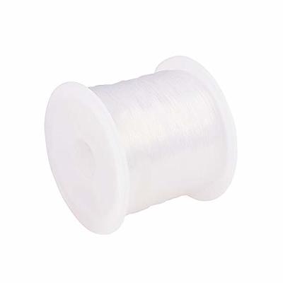 Nylon Monofilament Thread - Clear White Invisible Fishing Line Transparent  Sewing Threads for Quilting Blind Stitch Floss Jewelry String for Hanging