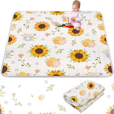 Washable Infant Play Mat, Baby Play Mat Crawling Mats, 43x43” Portable Anti  Slip Toddler Playpen Mat, Foldable Kids Tent Padded Floor Mat