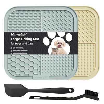 Large Lick Mat for Dogs, Large Breed Dog Lick Mat with Suction Cups