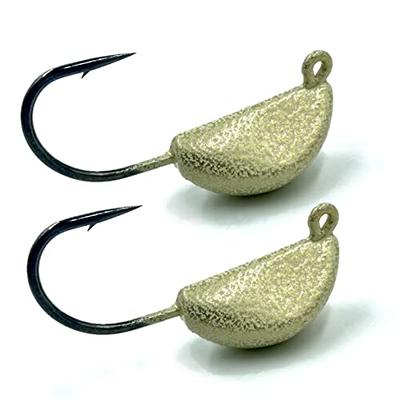 Sheepshead Jig, 2 Pack, Standup Style Jig, Saltwater Fishing Jig, Ultra  Tough Powder Coat Finish with 2X Hook, 1/2-2oz Sizes, Multiple Colors, Made  in The USA (.75oz, Gold Sand) - Yahoo Shopping