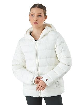 Women's Champion Woven Ripstop Puffer Jacket, C Logo Chalk White S - Yahoo  Shopping