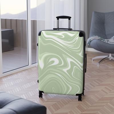 Personalized Abstract Cabin Suitcase Aesthetic Custom 