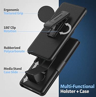 Encased DuraClip Holster Designed for iPhone 14 Pro Max Case with Belt Clip  and Kickstand (Matte Black) - Yahoo Shopping