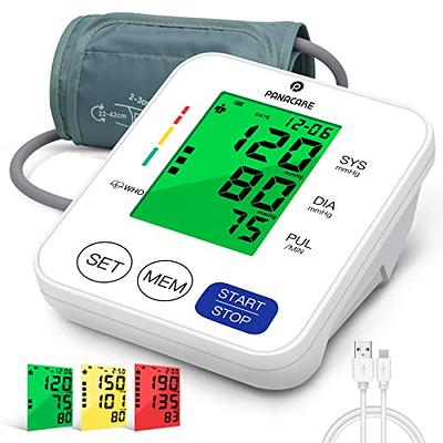 A&D Medical Essential Wide Range Cuff Upper Arm Blood Pressure Machine  (8.6-16.5/ 22-42 cm) Home BP Monitor, One Click Operation with Easy to  Read