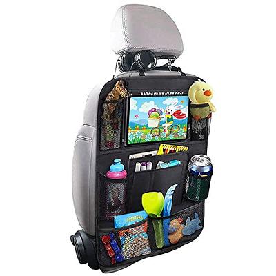 Backseat Car Organizer, PU Leather Car Seat Back Organizer Travel Storage  Bag Holder Pocket Kick Mats Back Seat Protector Car Back Seat Organizer for  Kids, Universal Car Travel Accessories - Yahoo Shopping