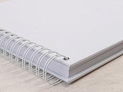 White Hardcover Spiral Scrapbook Album