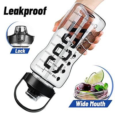 Doseno Gym Water Bottles for Men with Time Marker, 68 OZ Sport Water Bottle  for Gym and Outdoor, Lar…See more Doseno Gym Water Bottles for Men with