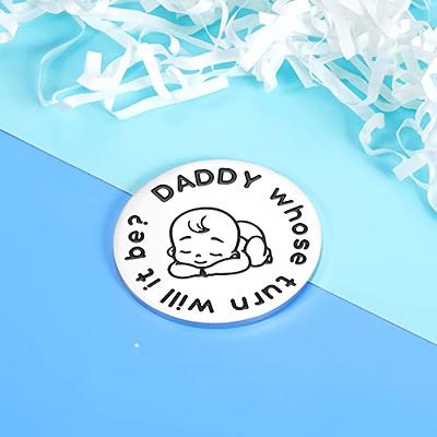 Funny Decision Coin for New Parents Gifts for Mum Dad Newborn Baby