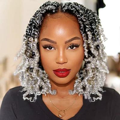 10 Inches Synthetic Crochet Hair Senegalese Twist Hair Crochet for Kids  Braiding Hair With Curly Ends Ombre Hair Extensions