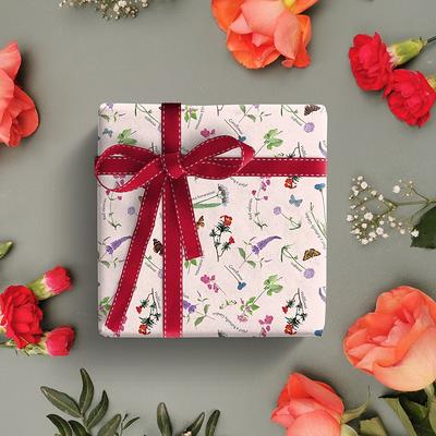 Pink Butterfly Friendly Flowers Wrapping Paper, Wildflower Gift Wrap,  Flowers, Birthday Flower Paper - Yahoo Shopping