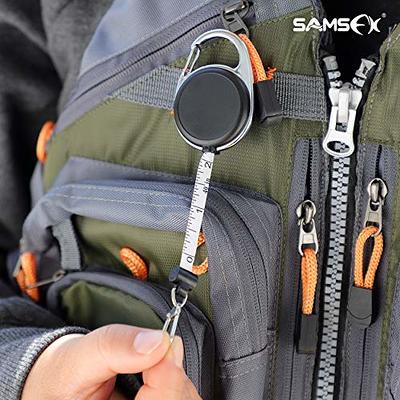 SAMSFX Quick Knot Zinger Fly Fishing Line Tying Tool Tape Measure