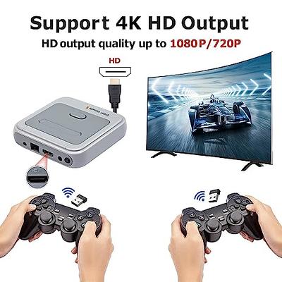 Kinhank Retro Game Console 256G, Super Console X Cube Video Games Consoles  with 117,000+ Games, Support 4K HD Output,4 USB Port, Up to 5 Players, with