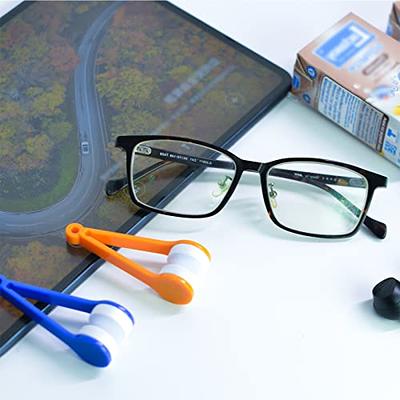 Eyeglasses Cleaner Mini Microfiber Clip sunglasses cleaning brush