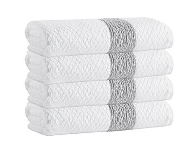 Clean Spaces Nurture Sustainable Antimicrobial 6-Piece Towel Set - White