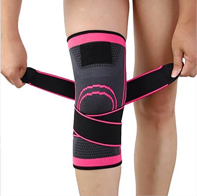 Bracoo Adjustable Compression Knee Patellar Pad Tendon Support Sleeve Brace  for Men Women - Arthritis Pain, Injury Recovery, Running, Workout, KS10  (Pink) - Yahoo Shopping