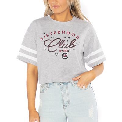 North Carolina Central Eagles Gameday Couture Women's Vintage Days  Oversized Lightweight Long Sleeve T-Shirt - White