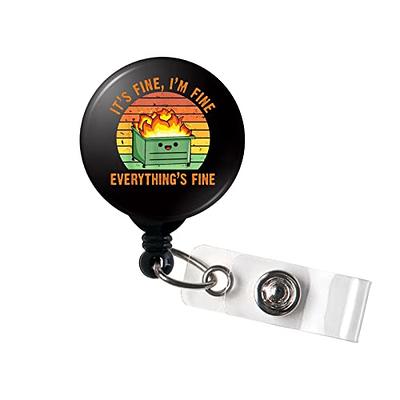  Silly Goose Badge Reel, Retractable Funny ID Holder