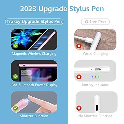  iPad Pencil 2nd Generation with Magnetic Wireless Charging,  Apple Pencil 2nd Generation, Smart Pen Compatible with iPad Pro 11 in  1/2/3/4, iPad Pro 12.9 in 3/4/5/6, iPad Air 4/5, iPad Mini