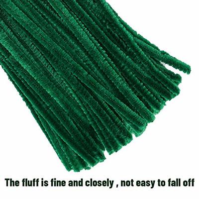 25 x Chenille Stems / Pipe Cleaners - GREEN