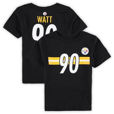 Toddler T.J. Watt Black Pittsburgh Steelers Replica Player Jersey