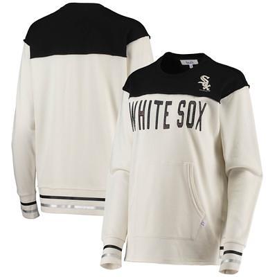 Women's Fanatics Branded Black Chicago White Sox Core Team Long Sleeve V- Neck T-Shirt 