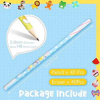 Crtiin Pencils with Eraser Assorted Holiday Pencils Kids Birthday Pencils  for Students Colorful Bulk Pencils Wooden Kindergarten Pencils for School  Party Reward Supplies (48 Pcs) - Yahoo Shopping