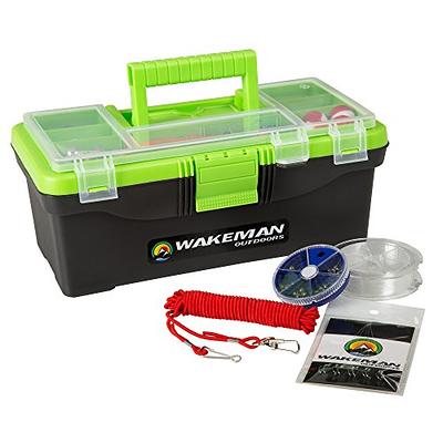 55-Piece Fishing Tackle Set - Tackle Box Includes Sinkers, Hooks, Lures,  Bobbers, Swivels, Fishing Line, and More - Fishing Gear by Wakeman (Pink) -  Yahoo Shopping