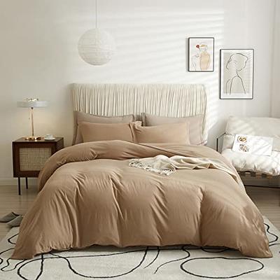 Home Collection Premium Ultra Soft 3 Piece Pinch Pleat Duvet Cover Set, Full/Queen - Gray