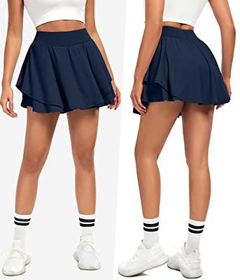 IUGA Tennis Skirts for Women with Pockets Shorts Athletic Golf Skorts  Skirts for Women High Waisted Running Workout Skorts Navy - Yahoo Shopping