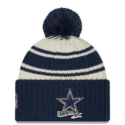 New Era Men's Seattle Seahawks Navy Cuffed Cheer Beanie