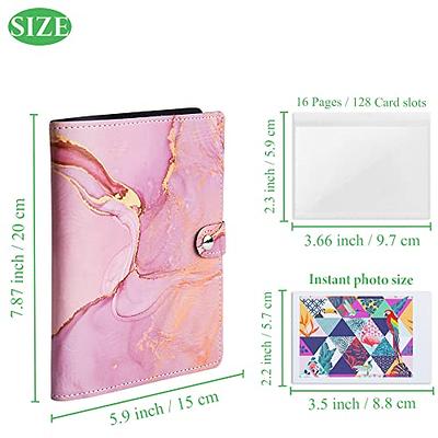 180 Pockets Mini Photo Album Book 2x3 Inch Pictures For Fujifilm Instax,  Wooden Polaroid Photo Album for Instax Mini 7s 8 8+ 9 25 26 50s 70 90  Instant