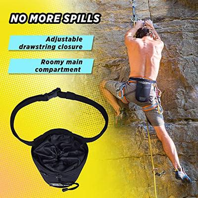 Gladiator Climbing Chalk Bag, Drawstring Hand Chalk Bag with Pockets, Loop  and Adjustable Belt, Chalk Bag for Rock Climbing, Weightlifting and  Gymnastic (Neon Flower) - Yahoo Shopping