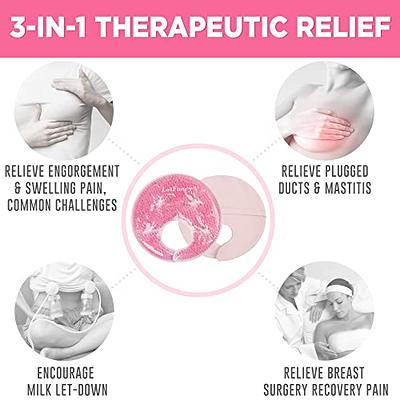 InstaRelief Breast Heating Pads & Ice Packs for Nursing Relief
