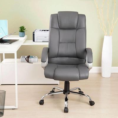 Lacoo Faux Leather High-Back Executive Office Chair with Lumbar