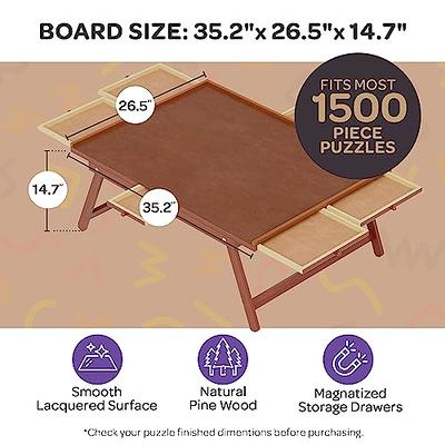 JoyBerri Jigsaw Puzzle Board - with Free Puzzle / 1500 Piece Jigsaw Puzzle  Table for Adults/Portable Wooden Puzzle Table Organizer and Puzzle with  Drawers and Legs/Puzzle Tray Gift for Storage - Yahoo Shopping