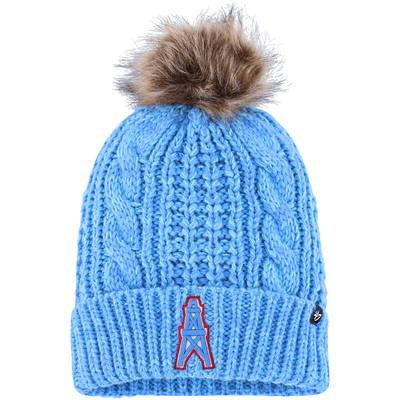 Youth Blue Detroit Lions Tailgate Cuffed Knit Hat with Pom