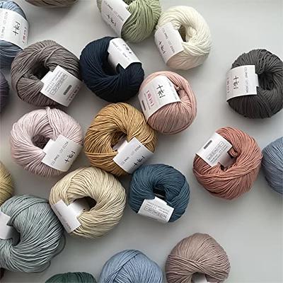 Cotton to The Core Medium #4 Worsted Weight Super Soft Baby Blanket Cotton Yarn for Knitting & Crochet, 3 Skeins, 654yds/300g (Light Gray)