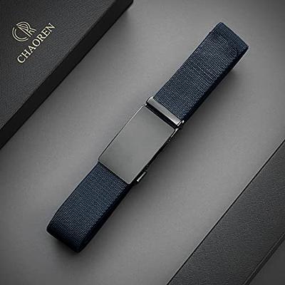 CHAOREN Navy Blue Elastic Braided Golf Belt for Men - Mens Casual Woven  Stretch Belts 1 3/8- For Golf Pants Casual Shorts Jeans at  Men's  Clothing store