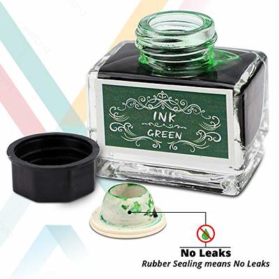 Calligraphy Ink Set  Calligraphy Set Includes 15 ml Black Ink, Blue Ink,  Red Ink, Green