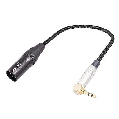3.5mm Male to XLR Male Stereo Audio Adapter Cable, 1/8 inch Mini