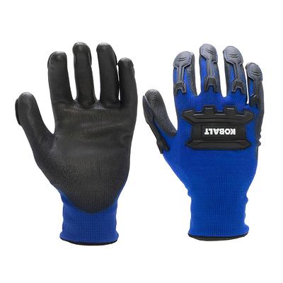 MidWest Quality Gloves, Inc. Large Blue Nitrile Dipped Nylon Gloves,  (1-Pair) in the Work Gloves department at